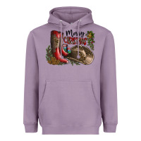 Lavender Merry Christmas Heavyweight Hoodie - SublimationCraftShop