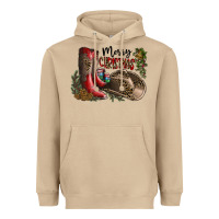 Mushroom Merry Christmas Heavyweight Hoodie - SublimationCraftShop