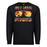 Black hot mom summer Premium Sweatshirt - BarkalooDesign