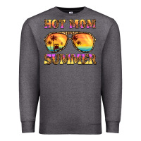 Charcoal Heather hot mom summer Premium Sweatshirt - BarkalooDesign