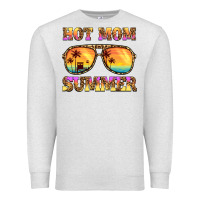 Oatmeal Heather hot mom summer Premium Sweatshirt - BarkalooDesign