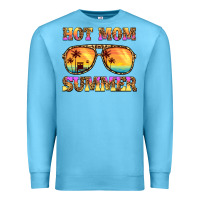 Ocean Blue hot mom summer Premium Sweatshirt - BarkalooDesign