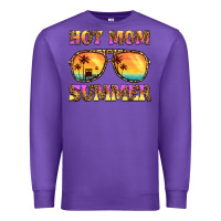 Purple hot mom summer Premium Sweatshirt - BarkalooDesign