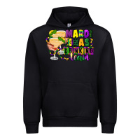 Black mardi gras drinking team margaritas Urban Hoodie - CowGirlArtShop