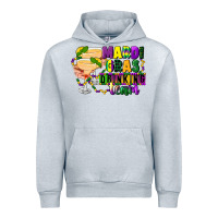 Heather Grey mardi gras drinking team margaritas Urban Hoodie - CowGirlArtShop