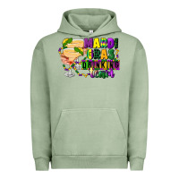 Pigment Oil Green mardi gras drinking team margaritas Urban Hoodie - CowGirlArtShop