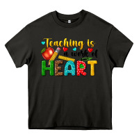 Asphalt teaching is a work of heart tbw Heavy Core Tee - texasbilliewilder