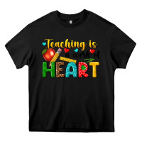 Black teaching is a work of heart tbw Heavy Core Tee - texasbilliewilder