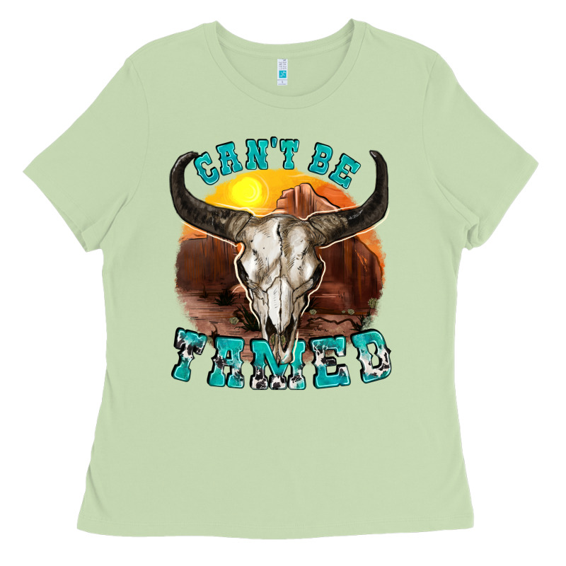 Cant Be Tamed Ladies Tee by texasbilliewilder | Teevron