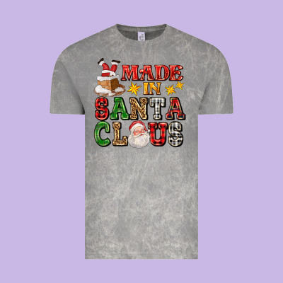 Made In Santa Claus Ado Vintage Tee Designed By Adodesignshop