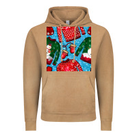 Vintage Camel christmas clothes seamless pattern Vintage Hoodie - BundleAndBundleShop