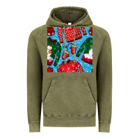 Vintage Olive christmas clothes seamless pattern Vintage Hoodie - BundleAndBundleShop