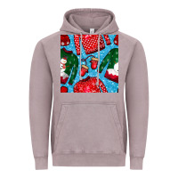 Vintage Zinc christmas clothes seamless pattern Vintage Hoodie - BundleAndBundleShop