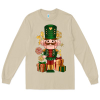 Mushroom Christmas Nutcracker Long Sleeve Tee - NancyCooperArtShop