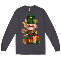 Smoke Christmas Nutcracker Long Sleeve Tee - NancyCooperArtShop