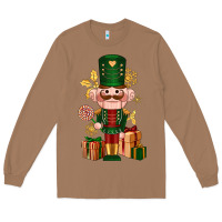 Toasted Coconut Christmas Nutcracker Long Sleeve Tee - NancyCooperArtShop