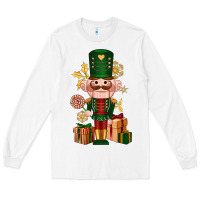 White Christmas Nutcracker Long Sleeve Tee - NancyCooperArtShop