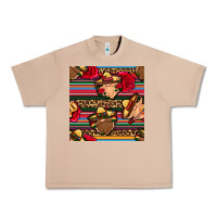Burro mexican gnomes seamless pattern Urban Heavy Tee - BundleAndBundleShop