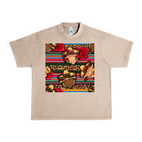 French Oak mexican gnomes seamless pattern Urban Heavy Tee - BundleAndBundleShop