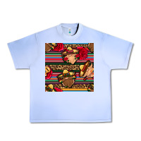 Grape Ice mexican gnomes seamless pattern Urban Heavy Tee - BundleAndBundleShop