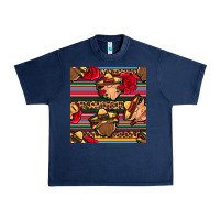 Navy mexican gnomes seamless pattern Urban Heavy Tee - BundleAndBundleShop