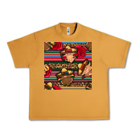 Peanut Butter mexican gnomes seamless pattern Urban Heavy Tee - BundleAndBundleShop