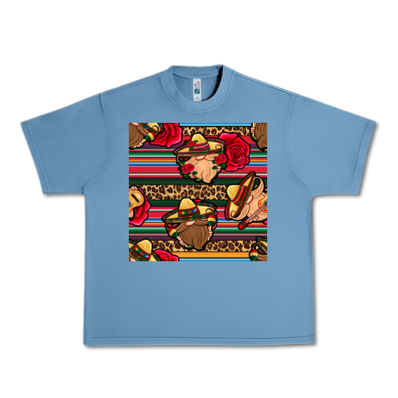 Mexican Gnomes Seamless Pattern Urban Heavy Tee by BundleAndBundleShop | Teevron