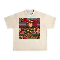 Sandshell mexican gnomes seamless pattern Urban Heavy Tee - BundleAndBundleShop