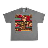 Tornado mexican gnomes seamless pattern Urban Heavy Tee - BundleAndBundleShop