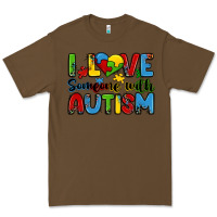 Cacao i love someone with autism Premium Tee - Zillion Design Studio