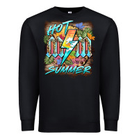 Black hot mom summer Premium Sweatshirt - BarkalooDesign