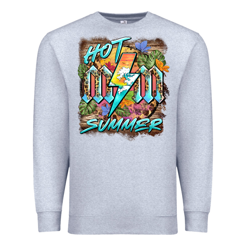 Hot Mom Summer Premium Sweatshirt by BarkalooDesign | Teevron