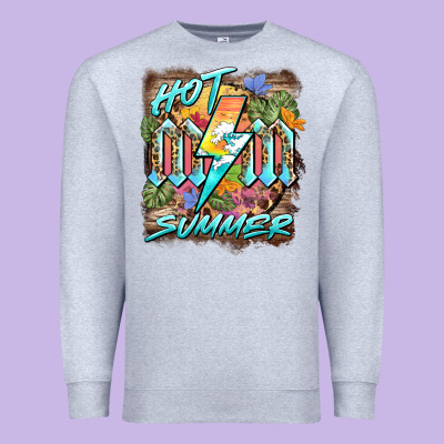Hot Mom Summer Premium Sweatshirt Designed By Barkaloodesign