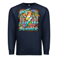 Navy hot mom summer Premium Sweatshirt - BarkalooDesign