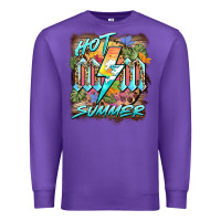 Purple hot mom summer Premium Sweatshirt - BarkalooDesign