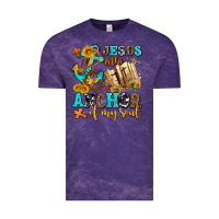 Cloud Purple jesus is the anchor of my soul Vintage Tee - AdoDesignShop