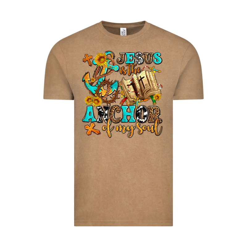 Jesus Is The Anchor Of My Soul Vintage Tee by AdoDesignShop | Teevron