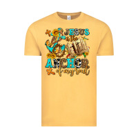 Vintage Mustard jesus is the anchor of my soul Vintage Tee - AdoDesignShop