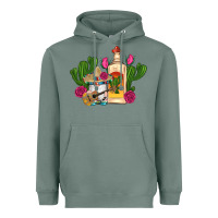 Sage mexican tequila gnomes guitar roses cactus serape Heavyweight Hoodie - Artiststas