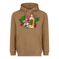 Toasted Coconut mexican tequila gnomes guitar roses cactus serape Heavyweight Hoodie - Artiststas