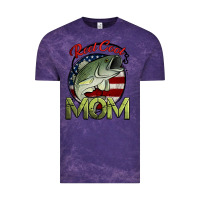 Cloud Purple reel cool mom fishing Vintage Tee - Jasminsmagicworld