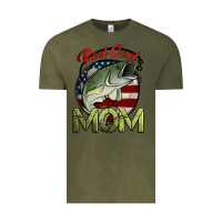 Vintage Olive reel cool mom fishing Vintage Tee - Jasminsmagicworld