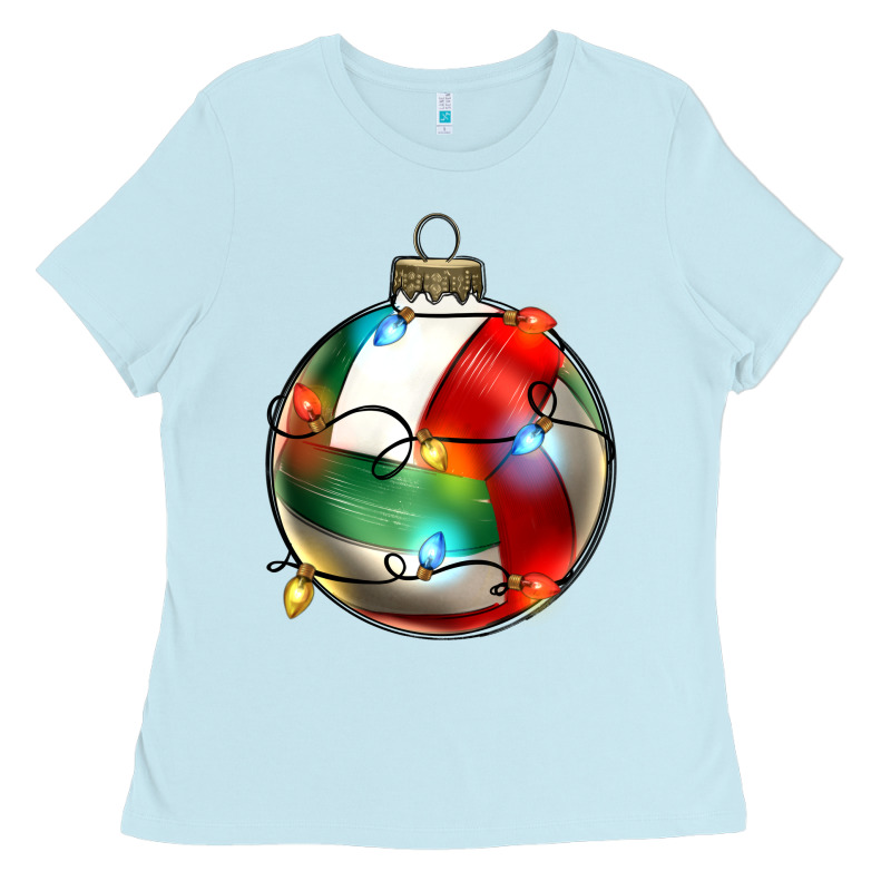 Christmas  Volleyball Ladies Tee by Zillion Design Studio | Teevron