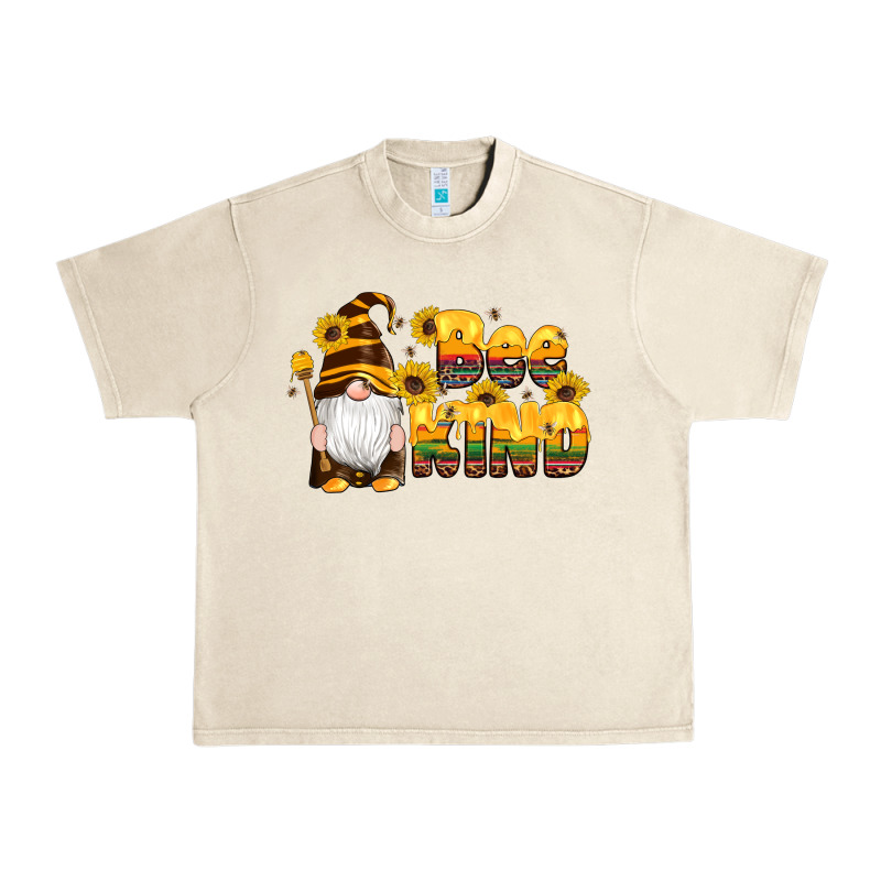 Western Bee Kind Gnomes Bee Honey Sunflowers Leopard Serape Urban Heavy Tee by Artiststas | Teevron