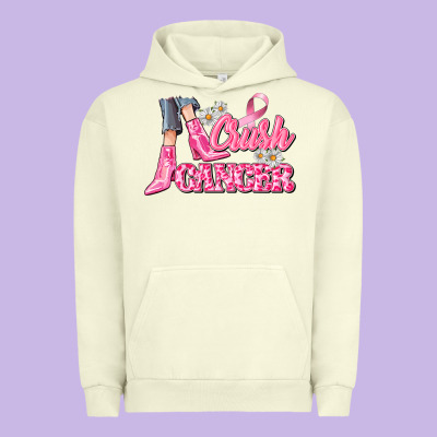 Crush Cancer Urban Hoodie Designed By Cowgirlartshop
