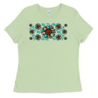 Matcha cowhide leopard sunflower gemstone Ladies Tee - JahusDesignShop