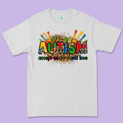 Autism Accept Understand Love Premium Tee Designed By Zillion Design Studio