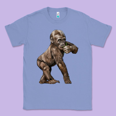 Baby Gorilla Classic Tee Designed By Lillyallendesigns