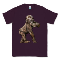 Plum Baby Gorilla Classic Tee - LillyAllenDesigns