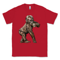 Red Baby Gorilla Classic Tee - LillyAllenDesigns